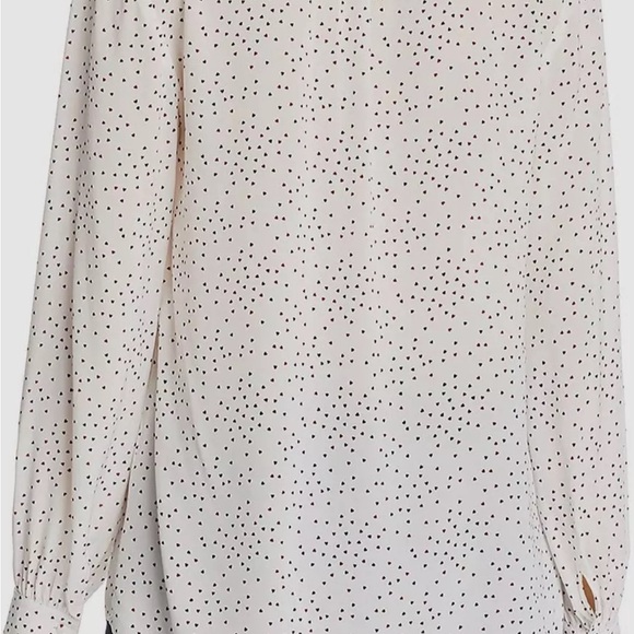 NWT - Joie Tariana heart silky blouse - size xs - Picture 2 of 6